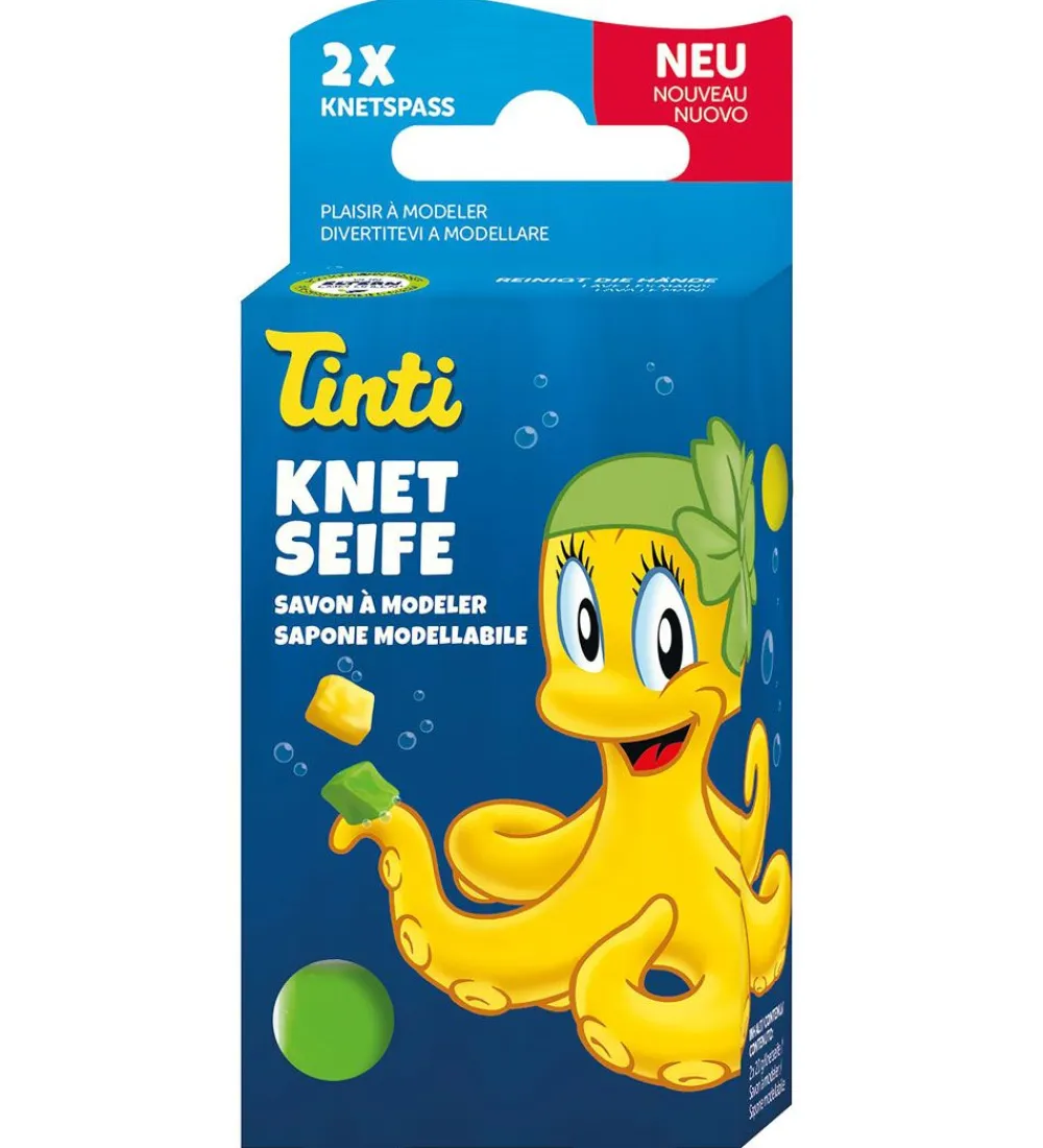 Tinti Bath Bombs*Figursæbe - 2 stk. - Grøn/Gul