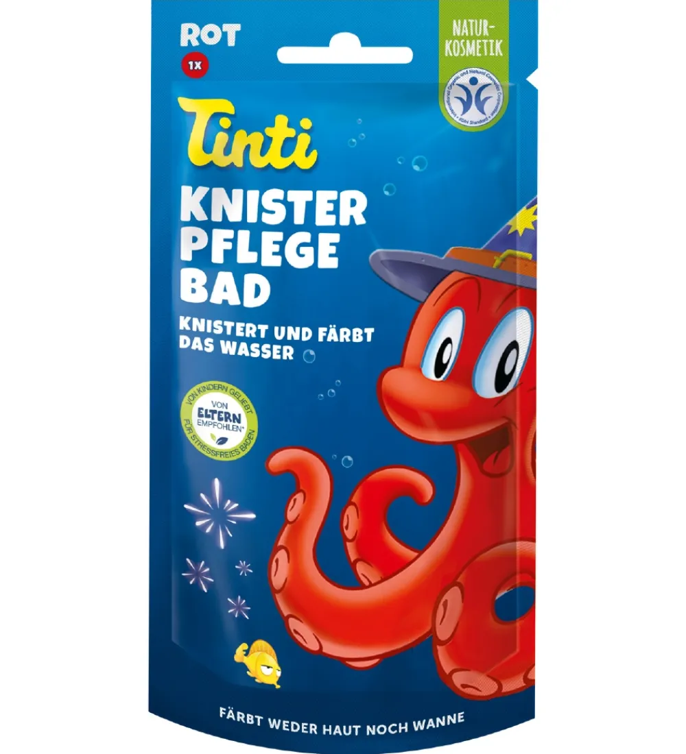 Bath Bombs-Tinti Knitrebad - Rød