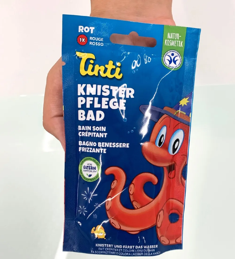 Bath Bombs-Tinti Knitrebad - Rød