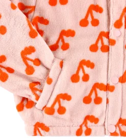 Tiny Cottons Fleece*Fleecejakke - Cherries - Wild Rose