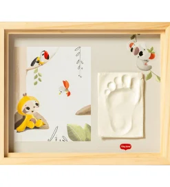 Tiny Love Plakater Og Billeder*Aftryksæt - Hånd/Fod - Wooden Frame