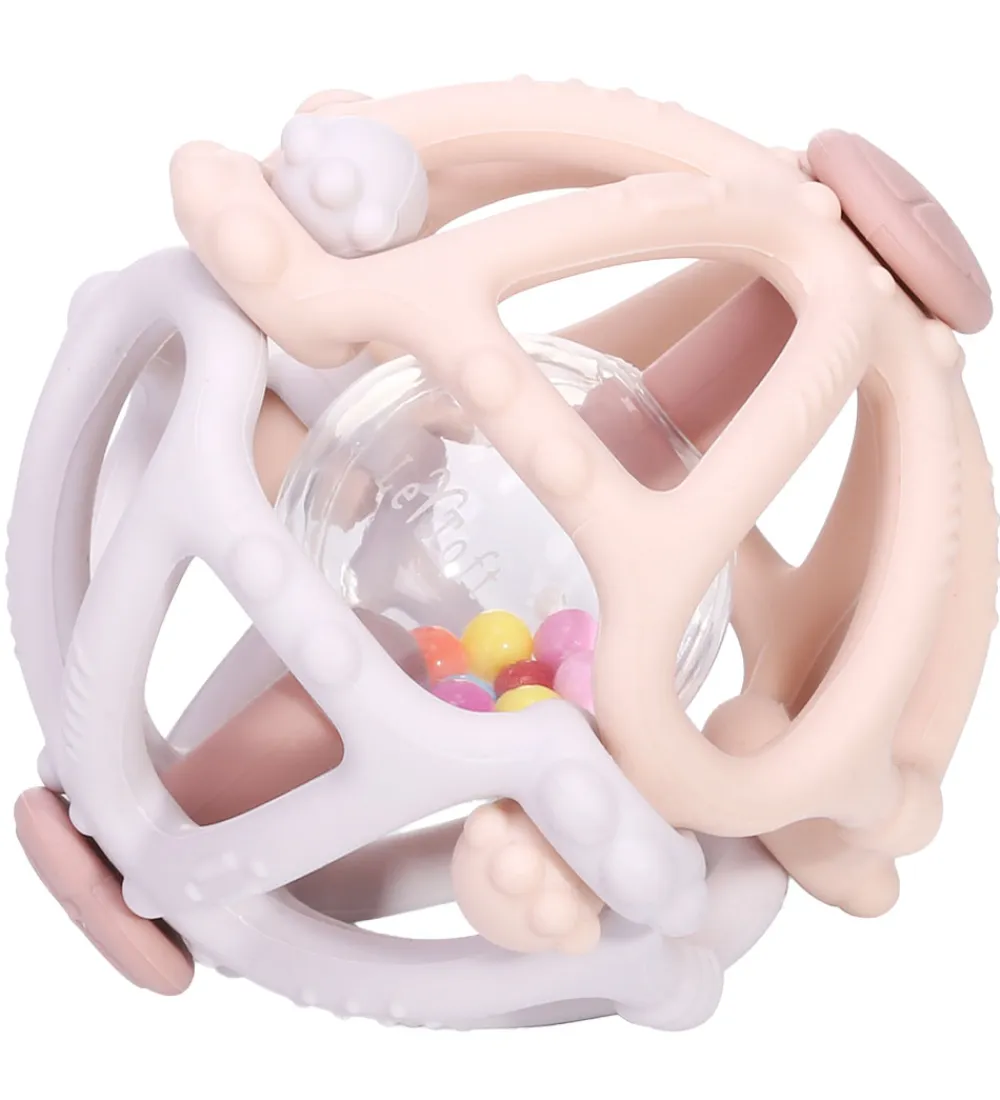 Tiny Tot Bideringe*Bidelegetøj m. Rangle - Blush/Lilla
