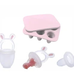 Tiny Tot Sutteflasker|Amning*Food Feeder m. Mini Fryseform - Rose