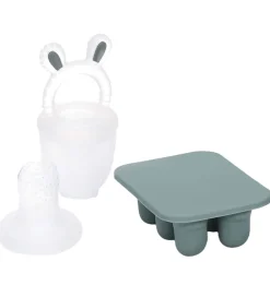 Sutteflasker|Amning-Tiny Tot Food Feeder m. Mini Fryseform - Smokey Green
