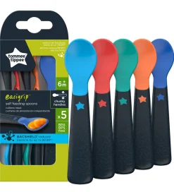 Børnebestik|Babyskeer-Tommee Tippee Babyskeer - Easigrip - 5-pak - Navy/Multifarvet
