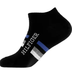 Tommy Hilfiger Strømper|Basis*Ankelstrømper - 2-pak - Sort m. Blå