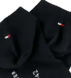 Tommy Hilfiger Strømper|Basis*Ankelstrømper - 2-pak - Sort m. Blå