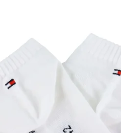 Strømper|Basis-Tommy Hilfiger Ankelstrømper - 2-pak - Hvid