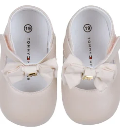 Hjemmesko-Tommy Hilfiger Ballerina Hjemmesko - Nude/Sløjfe