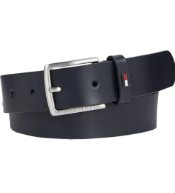 Bælter-Tommy Hilfiger Bælte - Leather - Space Blue