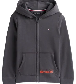 Cardigans-Tommy Hilfiger Cardigan - sweat - Washed Black/Grey