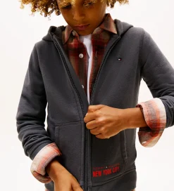 Cardigans-Tommy Hilfiger Cardigan - sweat - Washed Black/Grey