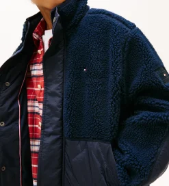 Fleece-Tommy Hilfiger Fleecejakke - Teddy - Dark Night Blue