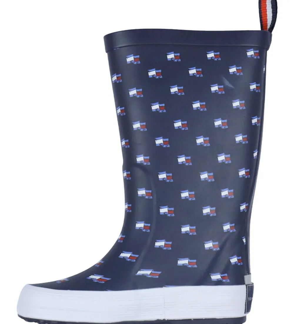 Gummistøvler-Tommy Hilfiger Gummistøvler - Flag - Blue