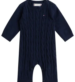 Heldragter-Tommy Hilfiger Heldragt - Strik - Cable - Dark Night Navy