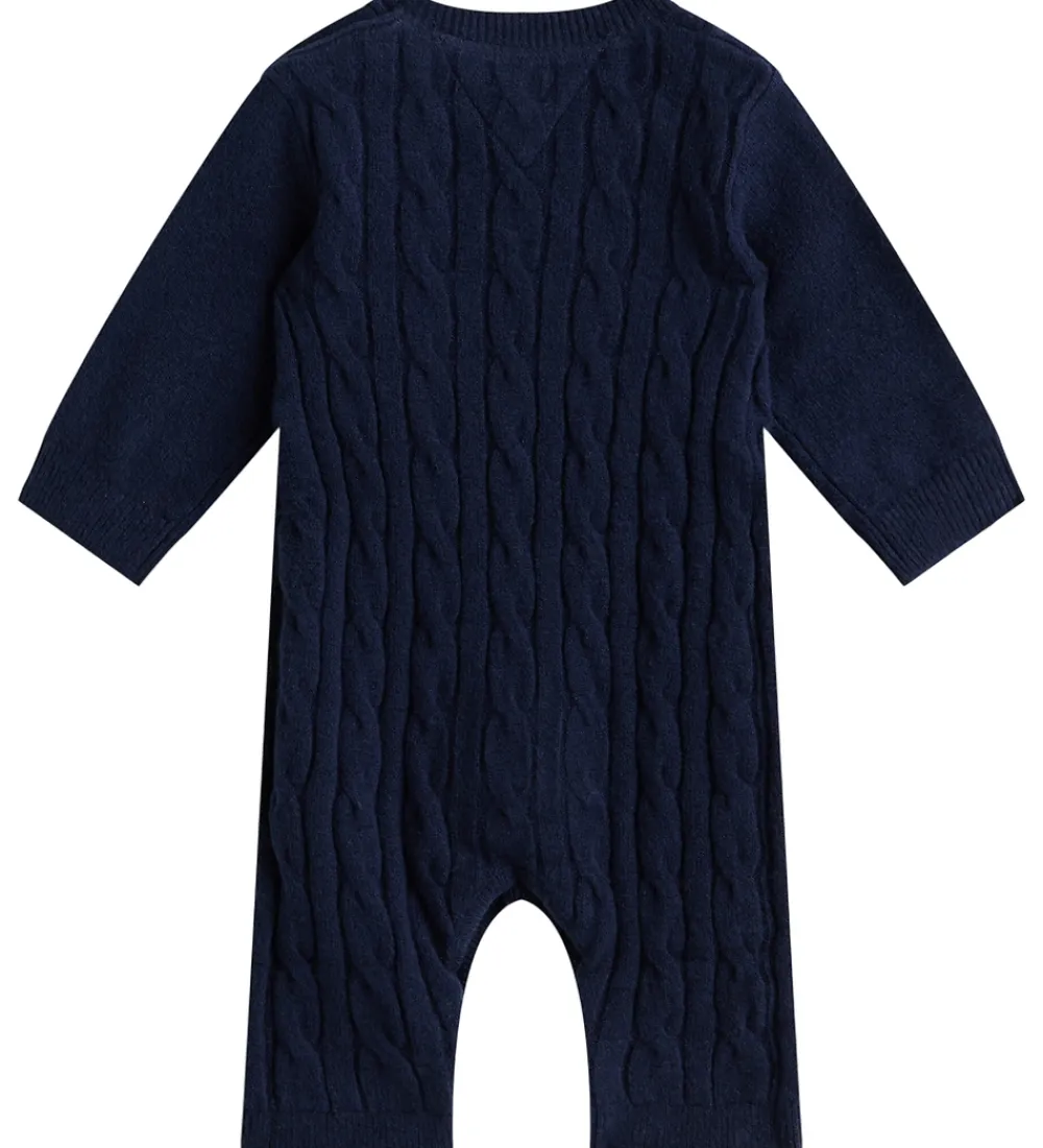 Heldragter-Tommy Hilfiger Heldragt - Strik - Cable - Dark Night Navy