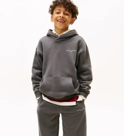 Hættetrøjer-Tommy Hilfiger Hættetrøje - Washed Black