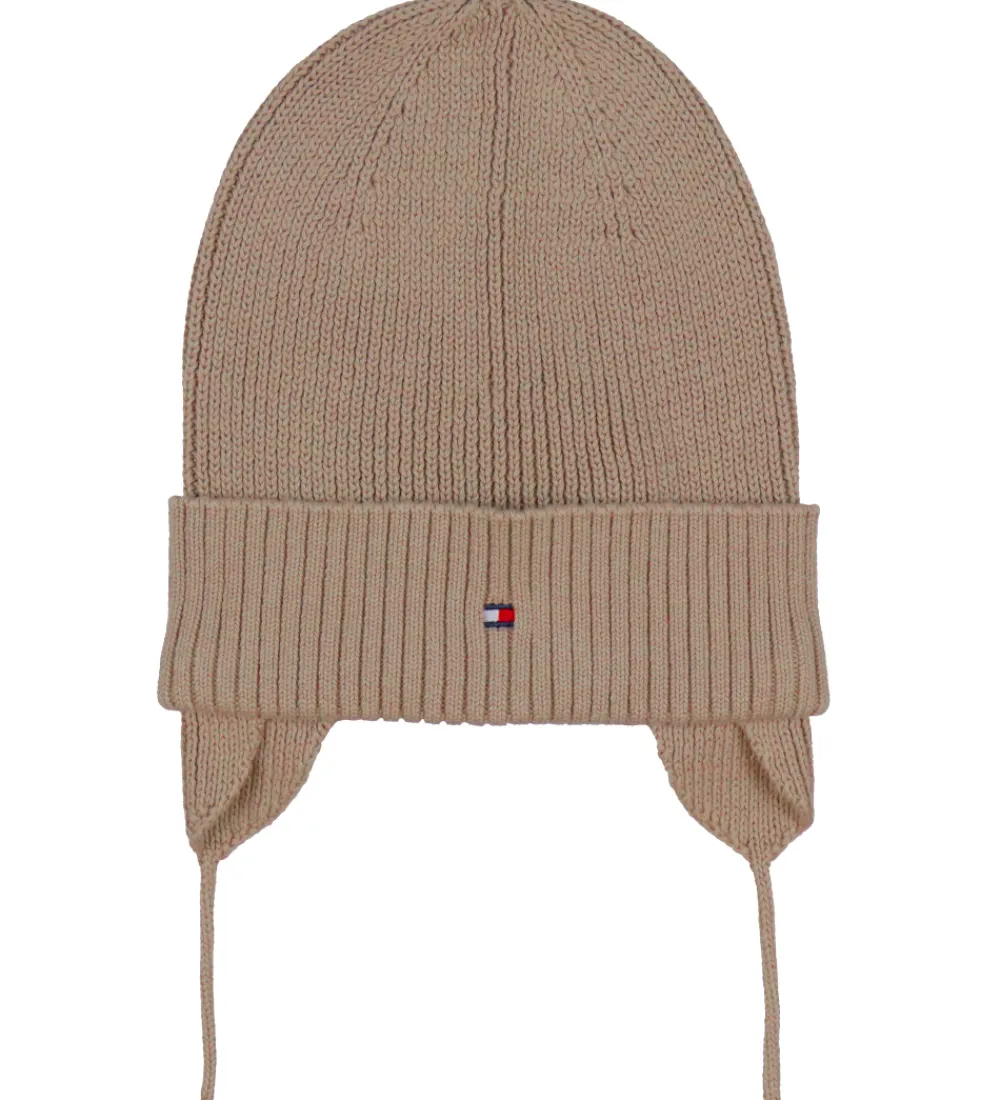 Tommy Hilfiger Huer Og Hatte*Hue - Strik - Malted Milkbrown