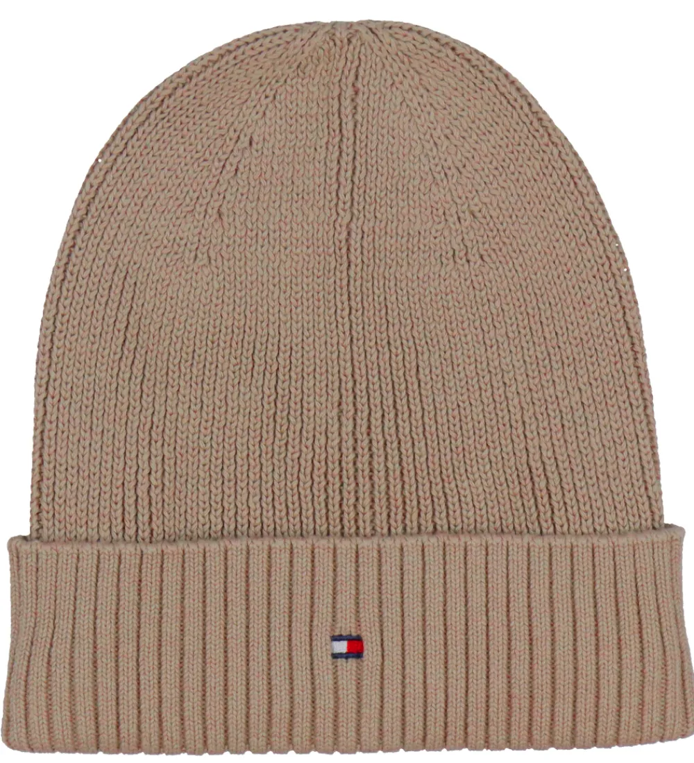 Tommy Hilfiger Huer Og Hatte*Hue - Strik - Malted Milkbrown