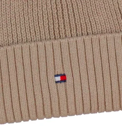 Tommy Hilfiger Huer Og Hatte*Hue - Strik - Malted Milkbrown