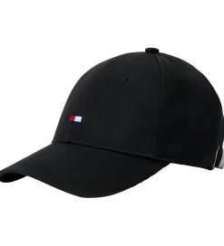 Kasketter-Tommy Hilfiger Kasket - Small Flag - Sort