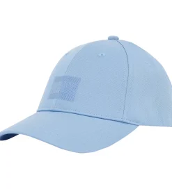 Tommy Hilfiger Kasketter*Kasket - Tonal Flag - Cloudy Blue