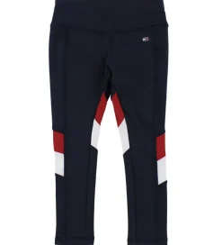 Tommy Hilfiger Træningsbukser|Gymnastiktøj*Leggings - Navy m. Rød/Hvid