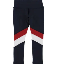 Tommy Hilfiger Træningsbukser|Gymnastiktøj*Leggings - Navy m. Rød/Hvid