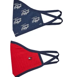 Tommy Hilfiger Mundbind*Mundbind - 2-pak - Navy/Rød