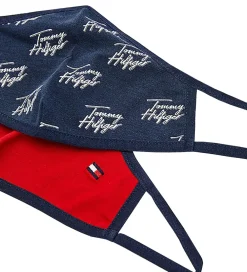 Tommy Hilfiger Mundbind*Mundbind - 2-pak - Navy/Rød