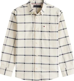 Skjorter|Konfirmationstøj-Tommy Hilfiger Skjorte - Window Pane Check - Hvidternet