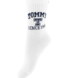 Tommy Hilfiger Strømper*Strømper - 2-pak - Hvid m. Print