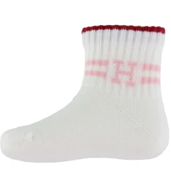 Tommy Hilfiger Strømper*Strømper - 3-pak - Pink/Hvid