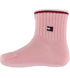Tommy Hilfiger Strømper*Strømper - 3-pak - Pink/Hvid