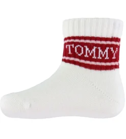 Tommy Hilfiger Strømper*Strømper - 3-pak - Pink/Hvid