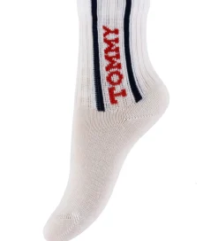Strømper-Tommy Hilfiger Strømper - 2-pak - Tommy Original/Hvid