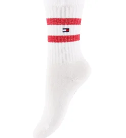 Strømper-Tommy Hilfiger Strømper - 3-pak - Rød/Rosa/Hvid
