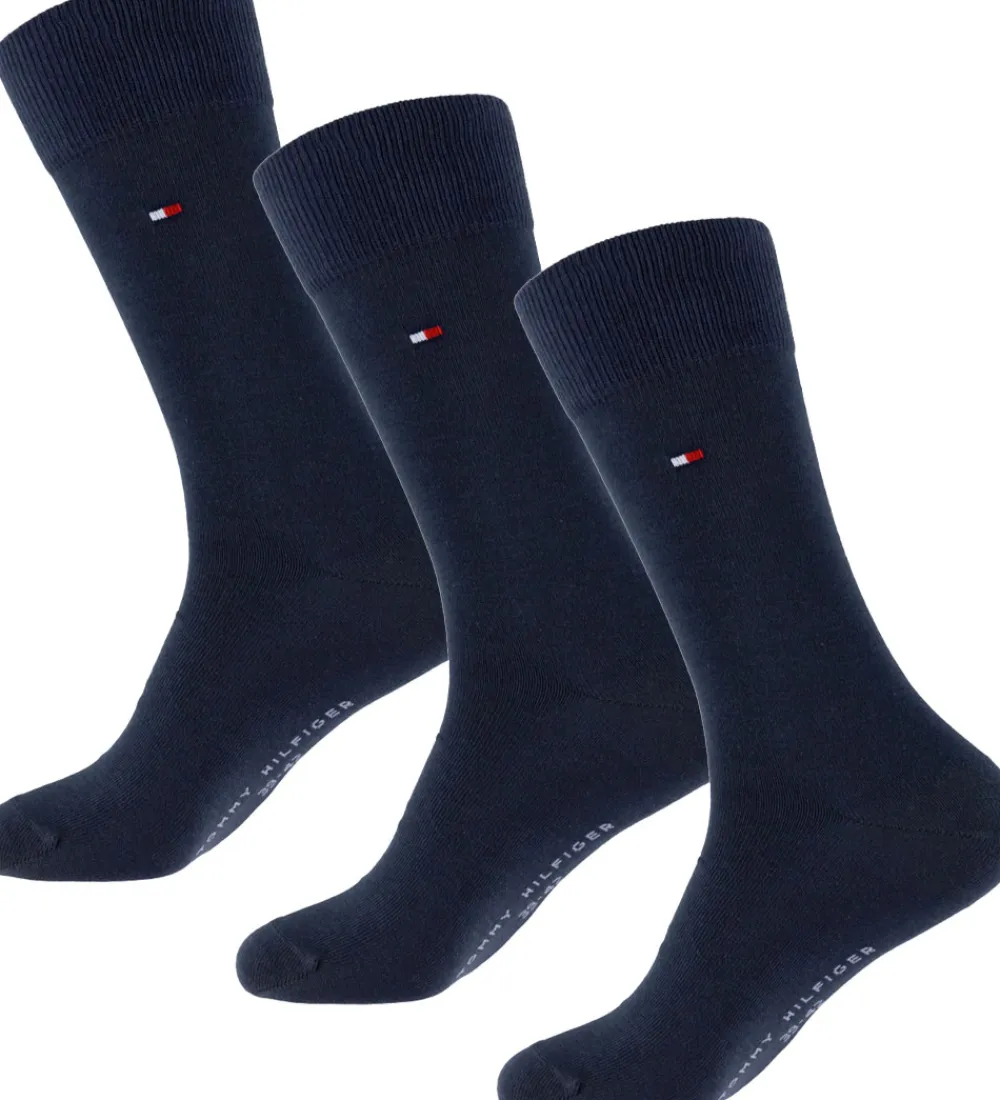 Strømper|Basis-Tommy Hilfiger Strømper - 3-pak - Dark Navy