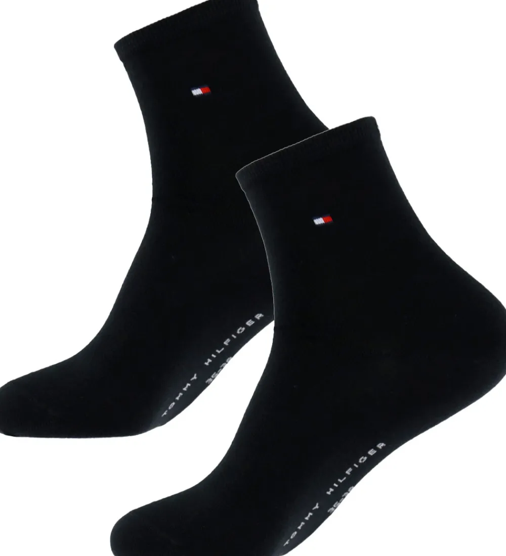 Strømper|Basis-Tommy Hilfiger Strømper - 2-pak - Sort