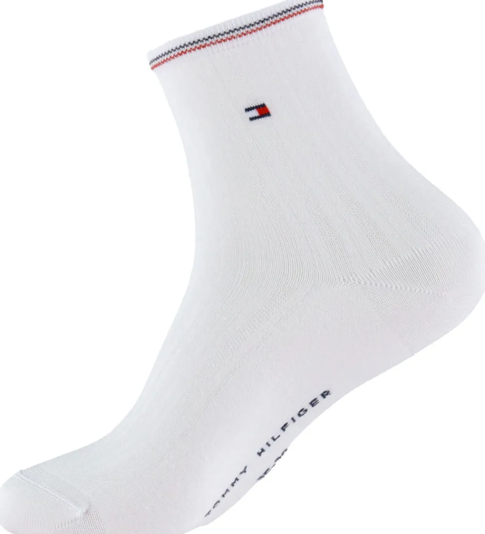 Tommy Hilfiger Strømper|Basis*Strømper - 2-pak - Hvid