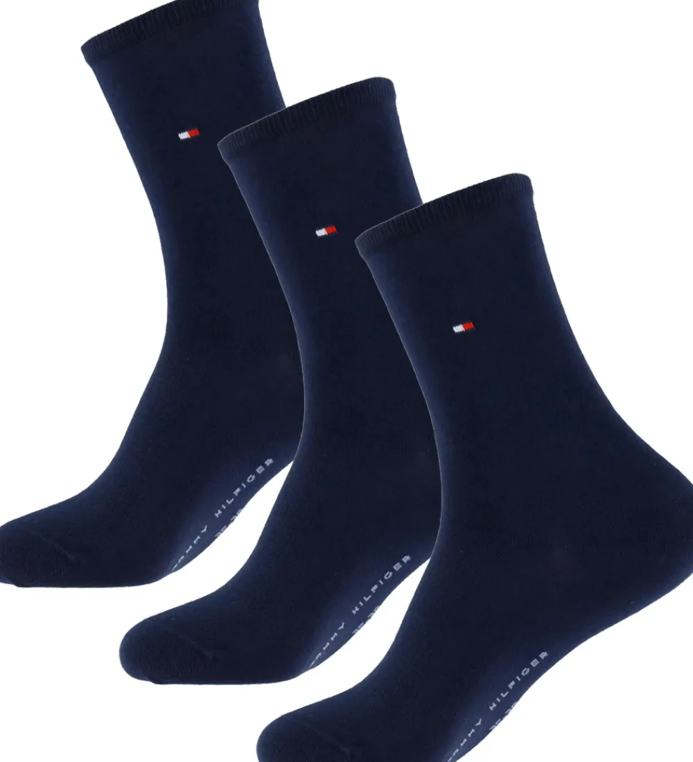 Strømper|Basis-Tommy Hilfiger Strømper - 3-pak - Midnight Blue