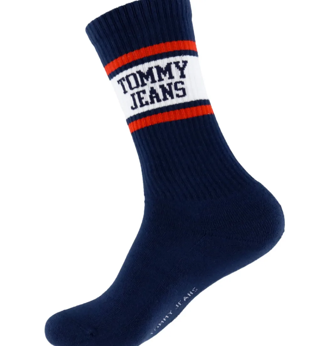Tommy Hilfiger Strømper*Strømper - 3-pak - Hvid/Navy