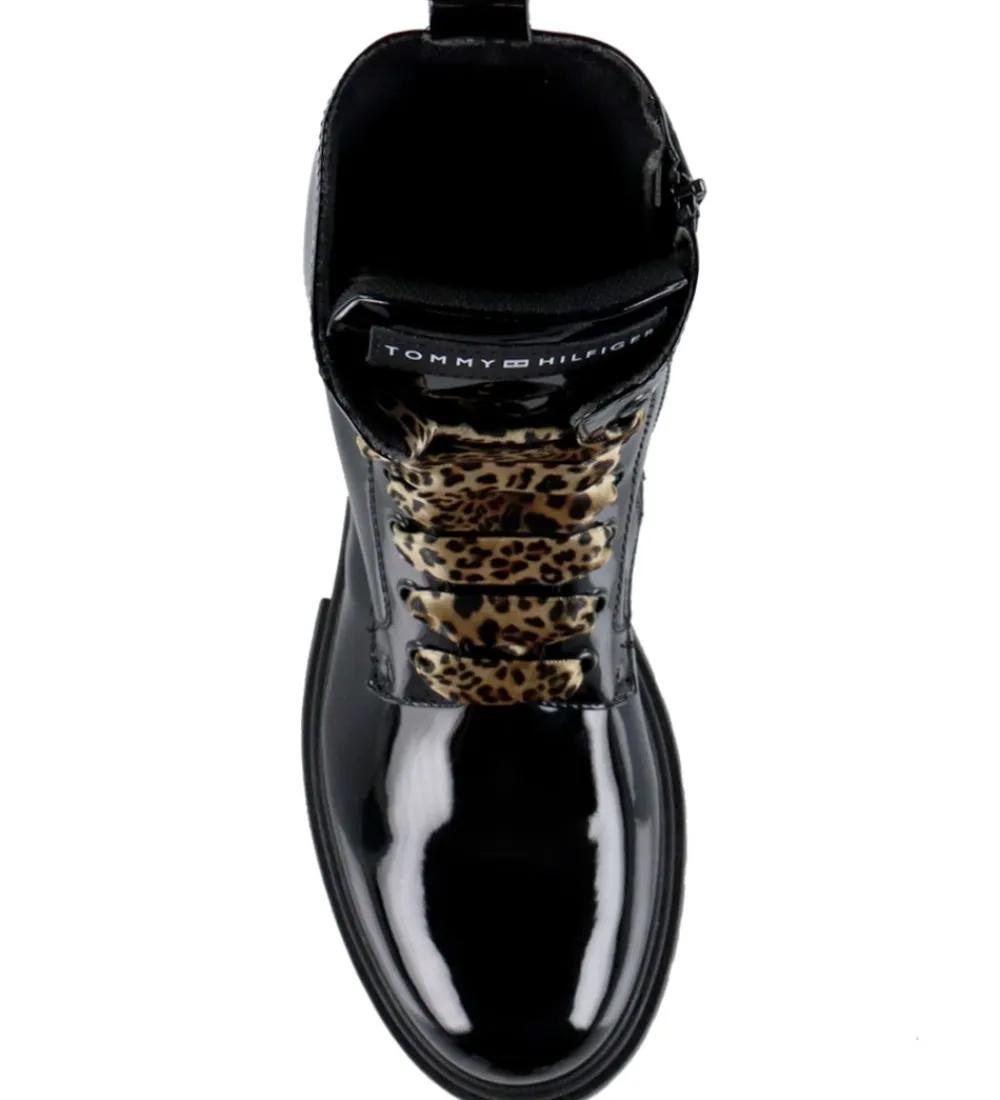 Tommy Hilfiger Støvler*Støvler - Lace-Up - Sort