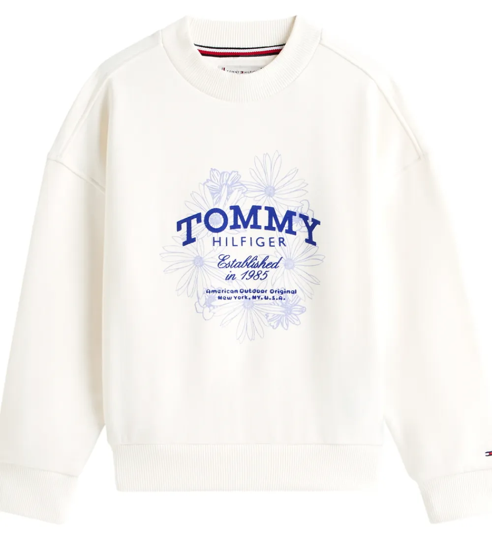 Tommy Hilfiger Sweatshirts|Bluser*Sweatshirt - Crew - Ancient White