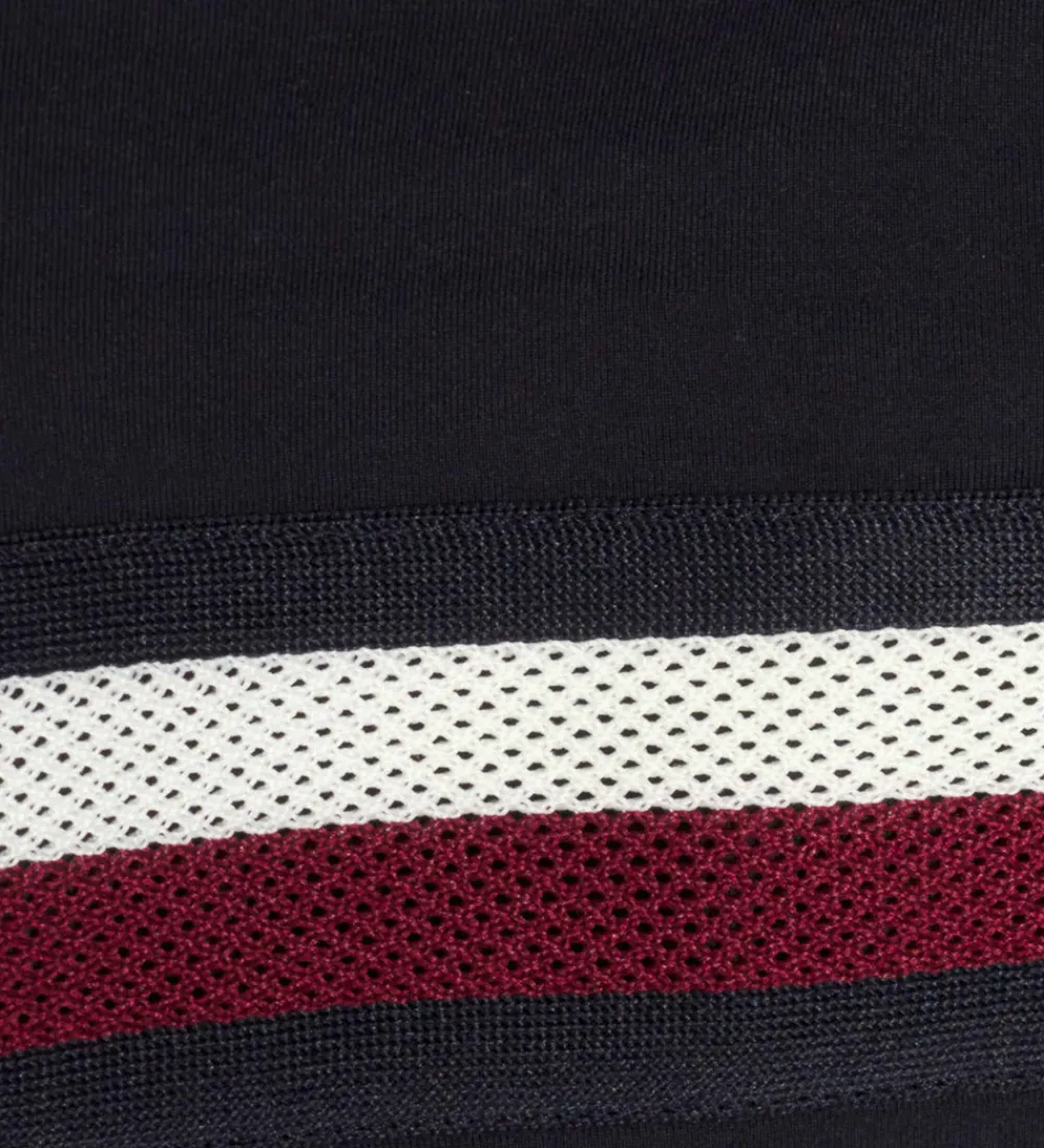 T-Shirts Og Toppe-Tommy Hilfiger Top - Global Stripe Sport - Desert Sky