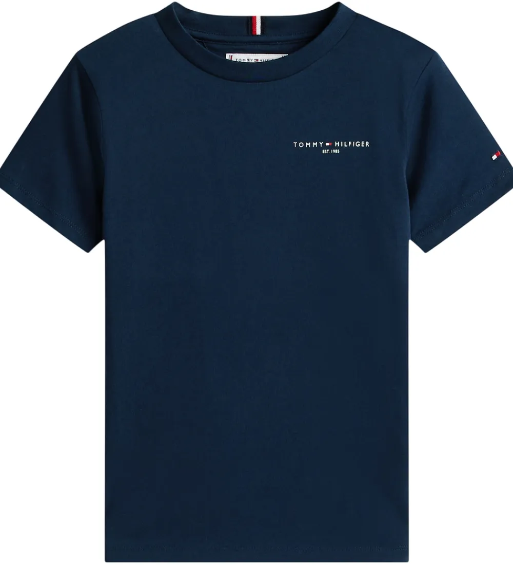 T-Shirts-Tommy Hilfiger T-shirt - Mini Corp - Dark Night Navy