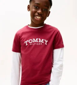 T-Shirts-Tommy Hilfiger T-shirt - Monotype - Rich Cherrry/Purple