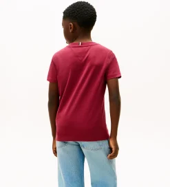T-Shirts-Tommy Hilfiger T-shirt - Monotype - Rich Cherrry/Purple