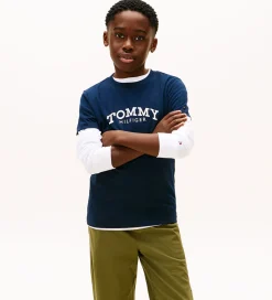 Tommy Hilfiger T-Shirts*T-shirt - Monotype - Dark Night Navy