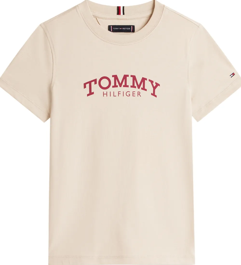 T-Shirts-Tommy Hilfiger T-shirt - Monitype - Gulf Sand/Beige